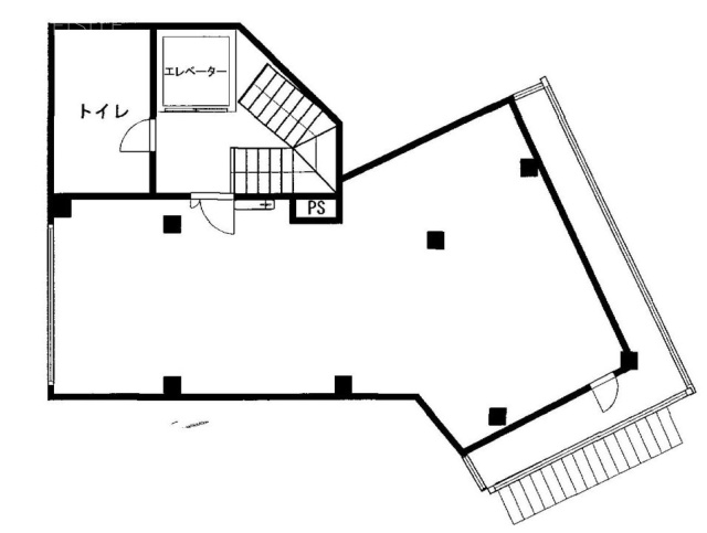 祐天寺KITビル4F 間取り図