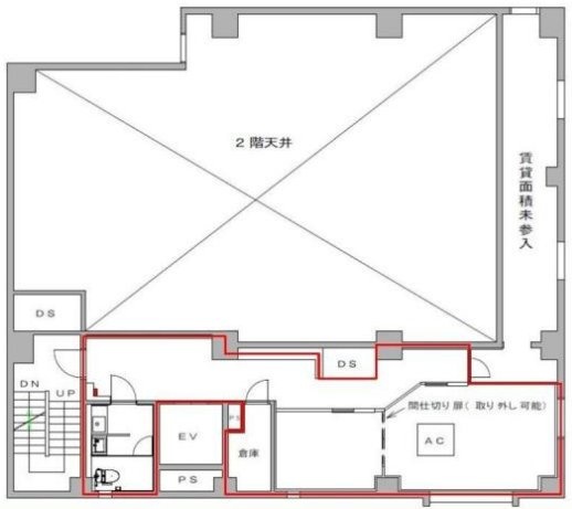 若竹ビル3F 間取り図