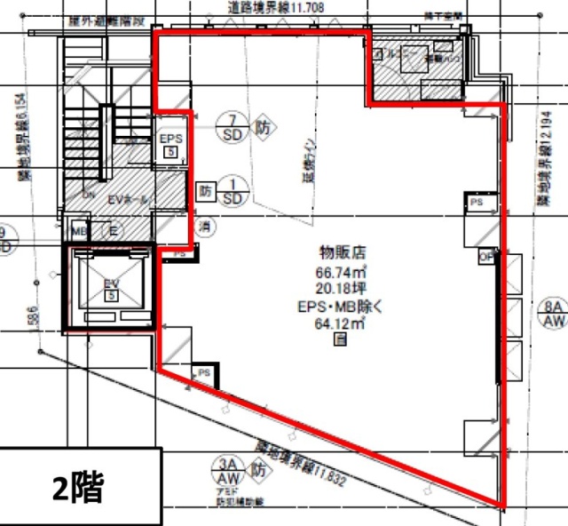 金松堂ビル2F 間取り図
