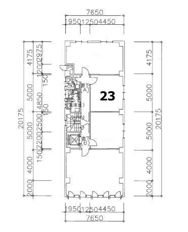 共同ビル中央23 間取り図