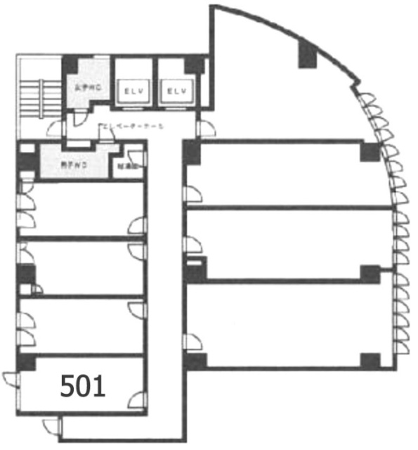 恵比寿ファイブビル501 間取り図