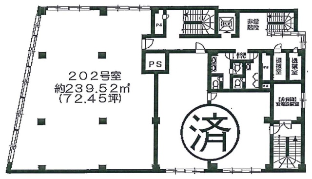 吉田ビル202 間取り図