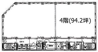 NMF五反田駅前ビル4F 間取り図