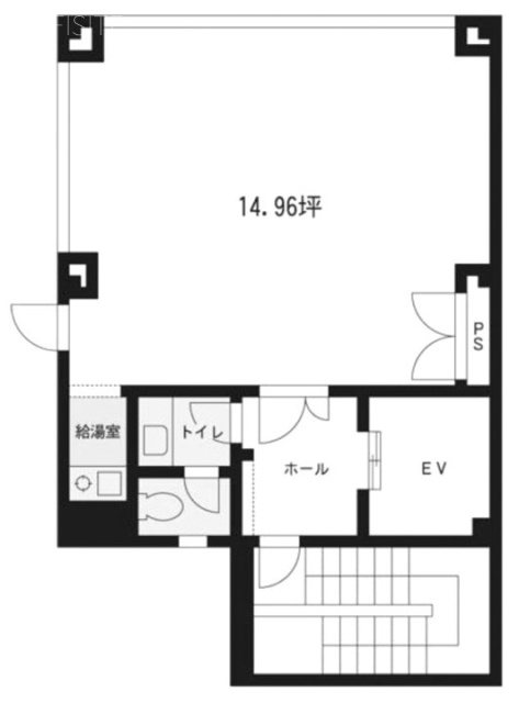 PC神田ビル5F 間取り図