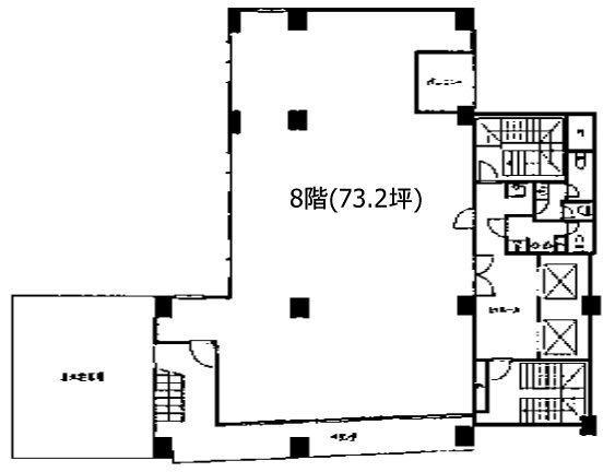 マルコーセンタービル8F 間取り図