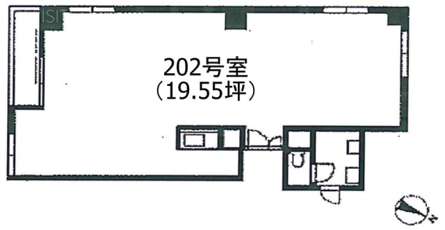 ドエル三田202 間取り図