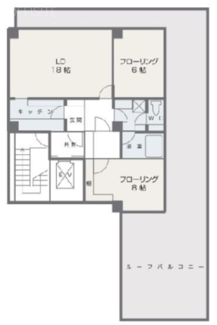 IBビル401 間取り図