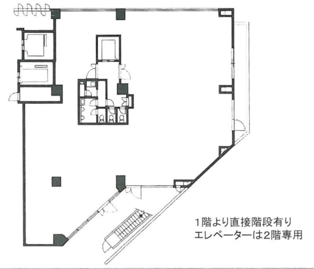 アトラスタワー六本木ビル2F 間取り図