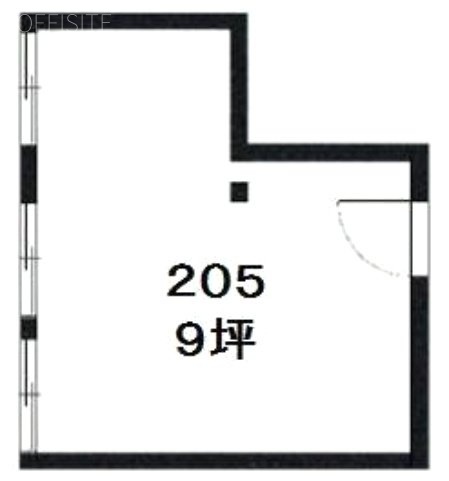 第1ヤマコビル205 間取り図