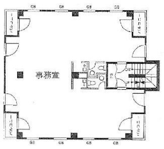 蓮見ビル2F 間取り図