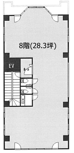 折原ビル8F 間取り図