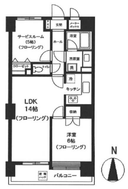 ダイアパレス御徒町Ⅴ603 間取り図