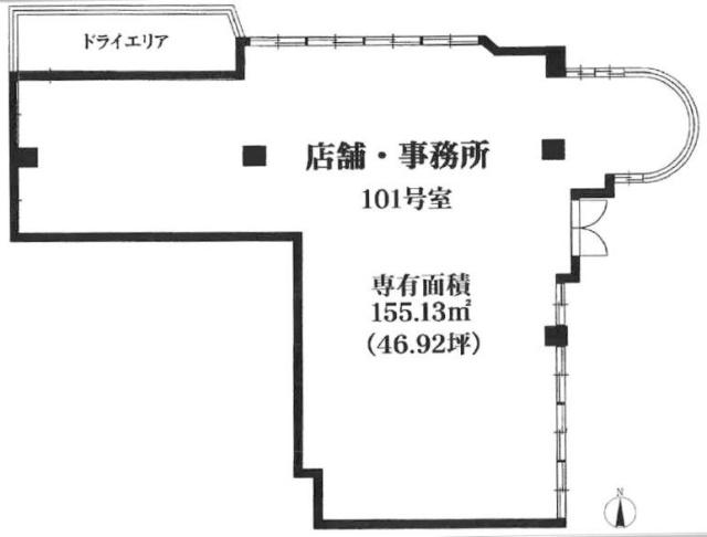 セザール代々木公園ビル101 間取り図