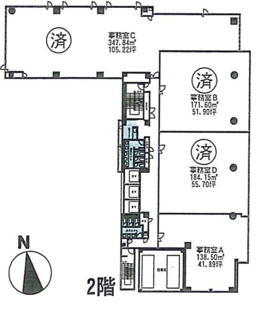 蒲田トーセイビルA 間取り図