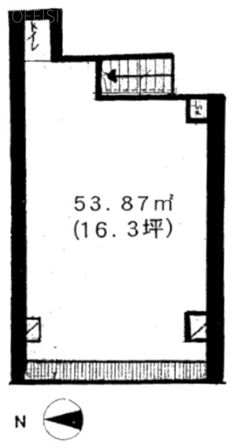 コーポヤマモト1F 間取り図