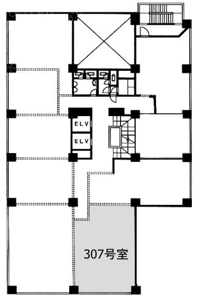 弁護士ビル307 間取り図