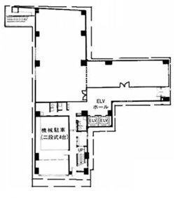 岩本町ツインビル1F 間取り図