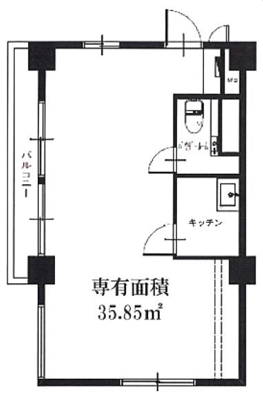 316青山201 間取り図