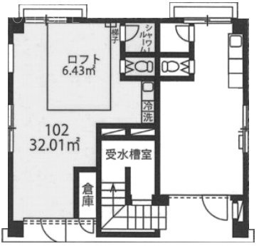 ヴェンアモール102 間取り図
