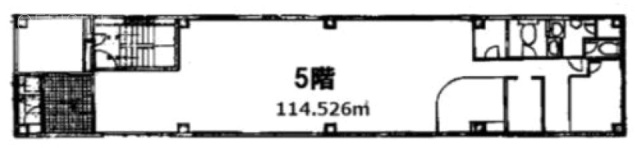 第6大澤ビル5F 間取り図