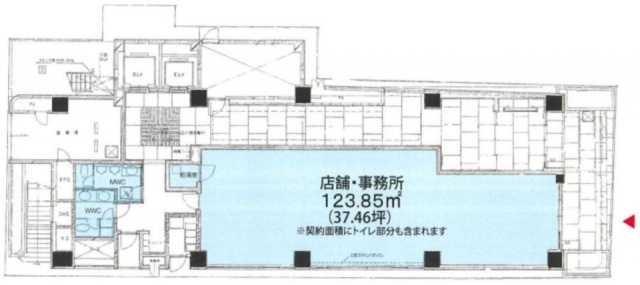 岩尾大和ビル1F 間取り図