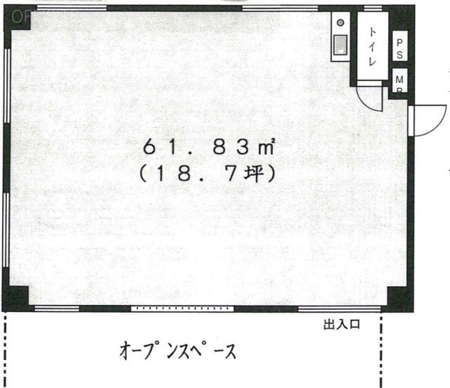 ベル赤坂1F 間取り図