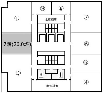 フジモト第一生命ビルディング2 間取り図