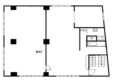 第⼆永崎ビル2F 間取り図