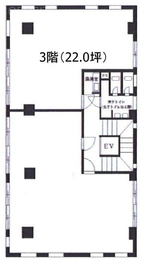 フルヤビル3F 間取り図