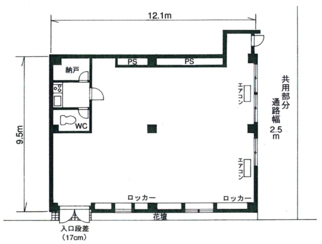 プレジデント山王101 間取り図