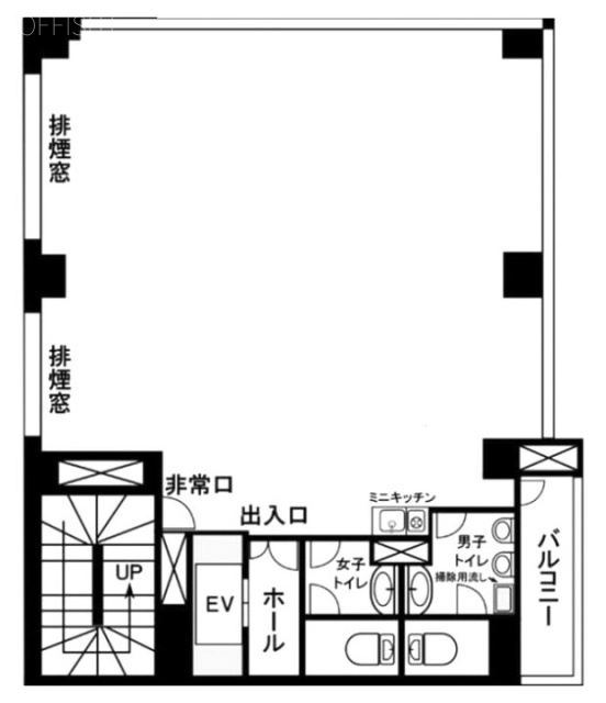 倉田ビル8F 間取り図