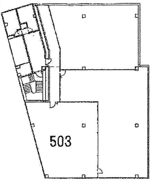 イドムコ中野ビル503 間取り図