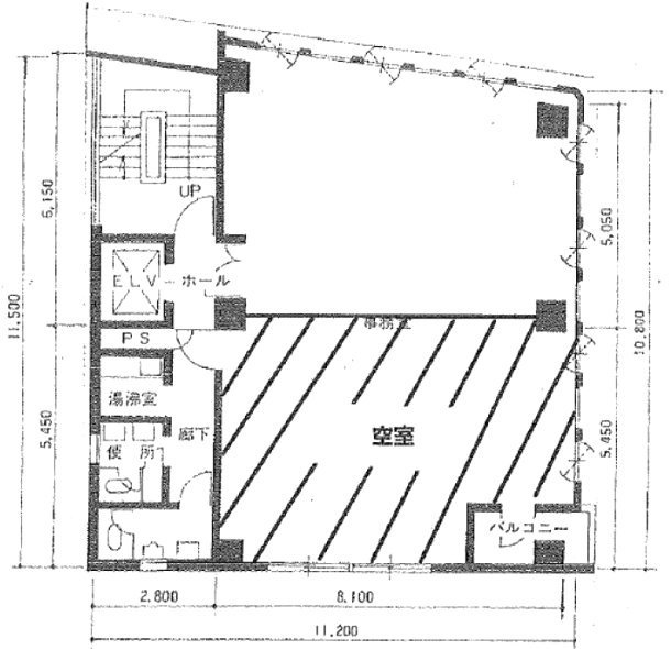 荒井ビルB(南側) 間取り図
