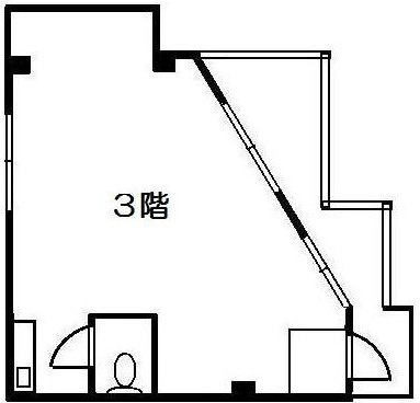 鈴青ビル3F 間取り図