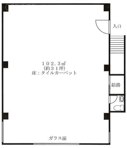 HAGINOビル2F 間取り図