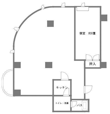 日興パレス千駄ヶ谷401 間取り図