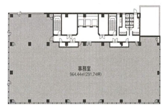 一ツ橋ビル601 間取り図