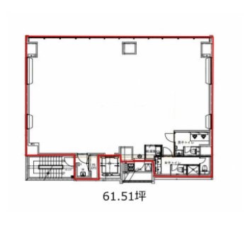 L.Biz八丁堀8F 間取り図