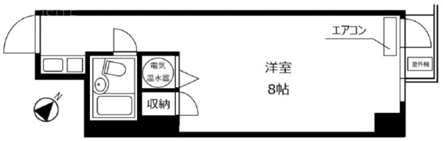 池袋陽光ハイツ409 間取り図