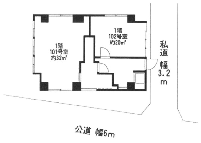 菊間ビル101 間取り図