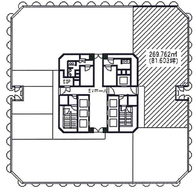 横浜天理ビル16F 間取り図