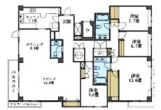 ミヤケホームズ3F 間取り図