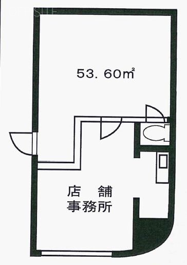 ベルヴィ野沢ビル1F 間取り図