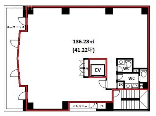 プランドール新横浜8F 間取り図