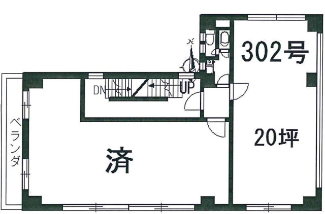 YKソナンビル302 間取り図