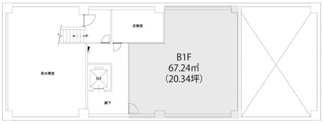 浜松町ウエストプレイスB1F 間取り図