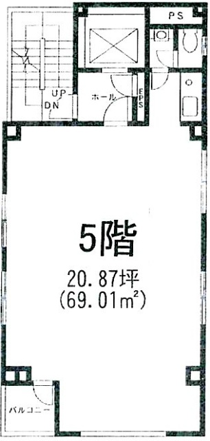 ES林ビル5F 間取り図