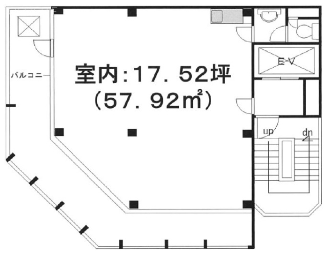 黒澤ビル7F 間取り図