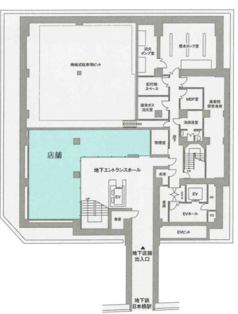 日本橋SANYO GROUPビルB1F 間取り図