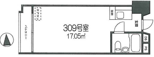 東京ロイヤルプラザ309 間取り図